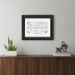 Your Unfailing Love Black Framed Print Wall Art