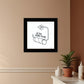 Empty Toilet Paper Roll Black Framed Print Wall Art