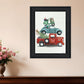 Holiday Travels Black Framed Print Wall Art