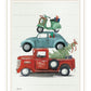 Holiday Travels Black Framed Print Wall Art