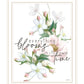 Everything Bloom Black Framed Print Wall Art