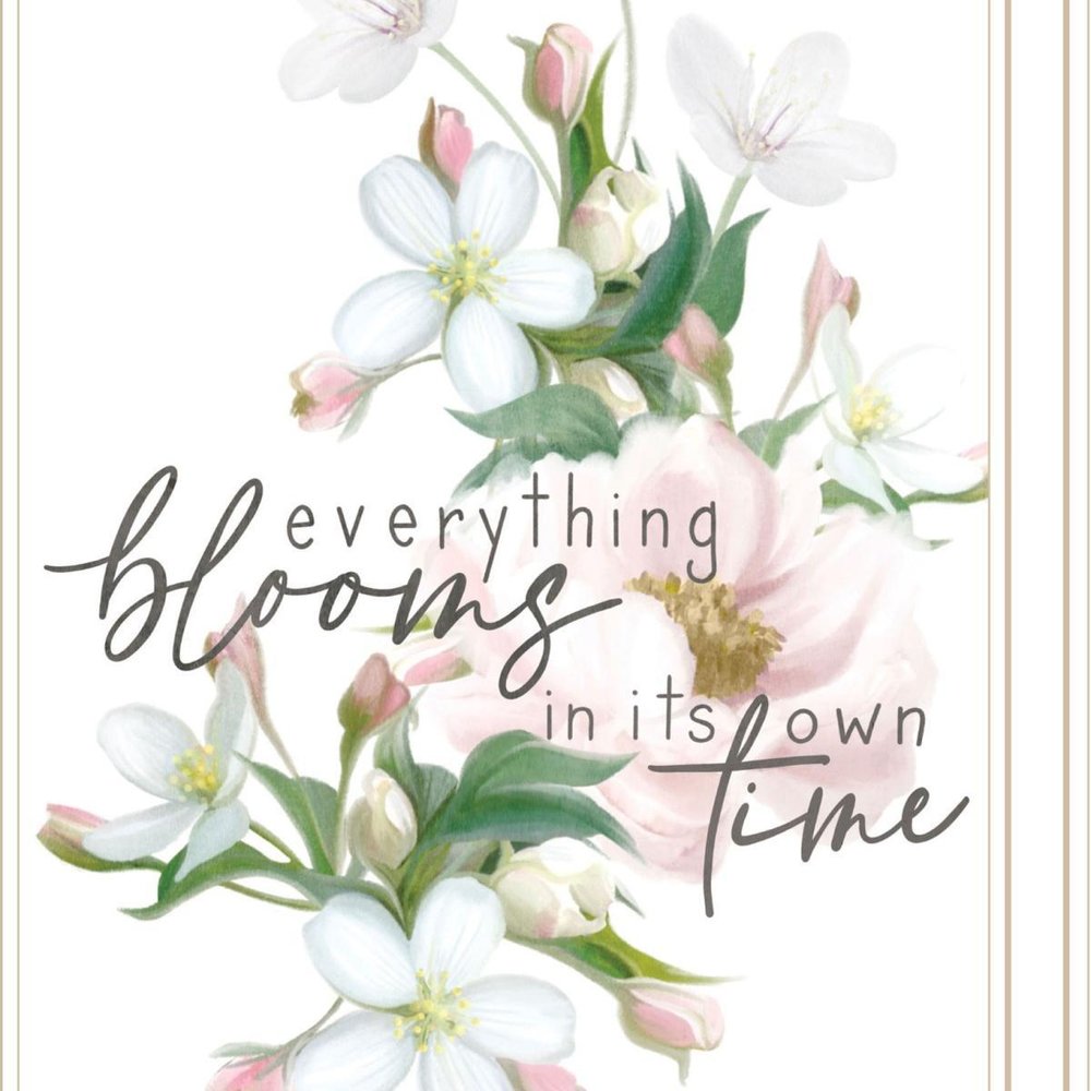 Everything Bloom Black Framed Print Wall Art