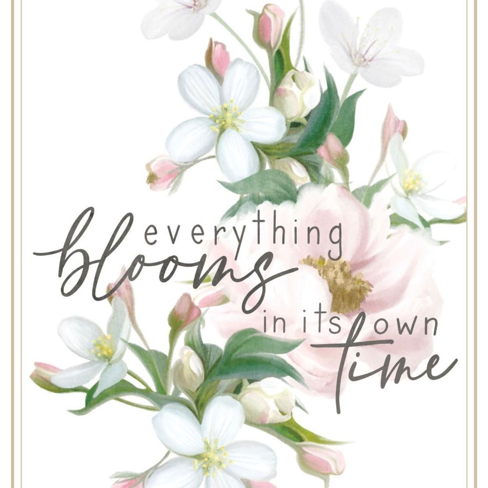 Everything Bloom Black Framed Print Wall Art