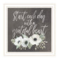 Grateful Heart Black Framed Print Wall Art