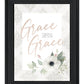 Grace Upon Grace Black Framed Print Wall Art