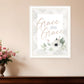 Grace Upon Grace White Framed Print Wall Art