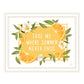 Take Me Where Summer Never Ends Black Framed Print Wall Art