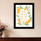 Sun Shine on My Mind Black Framed Print Wall Art