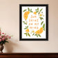 Sun Shine on My Mind Black Framed Print Wall Art