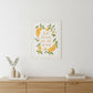 Sun Shine on My Mind Black Framed Print Wall Art