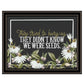 We Were Seeds Black Framed Print Wall Art