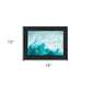 Adventure Awaits Black Framed Print Wall Art
