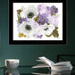 Lilacs and Anemone Black Framed Print Wall Art