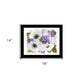 Lilacs and Anemone Black Framed Print Wall Art