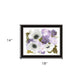Lilacs and Anemone Black Framed Print Wall Art