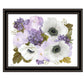Lilacs and Anemone Black Framed Print Wall Art