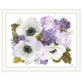 Lilacs and Anemone Black Framed Print Wall Art