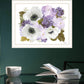 Lilacs and Anemone Black Framed Print Wall Art