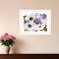 Lilacs and Anemone Black Framed Print Wall Art