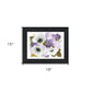 Lilacs and Anemone Black Framed Print Wall Art