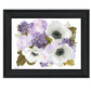 Lilacs and Anemone Black Framed Print Wall Art