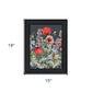 Summer Garden Buzz Black Framed Print Wall Art