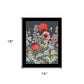 Summer Garden Buzz Black Framed Print Wall Art
