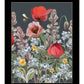 Summer Garden Buzz Black Framed Print Wall Art