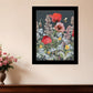 Summer Garden Buzz Black Framed Print Wall Art