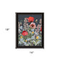 Summer Garden Buzz Black Framed Print Wall Art