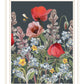 Summer Garden Buzz Black Framed Print Wall Art