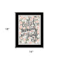 Collect Moments Not Things Black Framed Print Wall Art