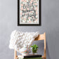 Collect Moments Not Things Black Framed Print Wall Art