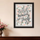 Collect Moments Not Things Black Framed Print Wall Art