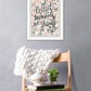 Collect Moments Not Things Black Framed Print Wall Art