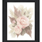 BOHEMIAN BOUQUET Black Framed Print Wall Art