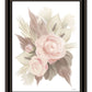 BOHEMIAN BOUQUET Black Framed Print Wall Art