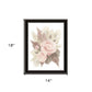 BOHEMIAN BOUQUET Black Framed Print Wall Art