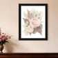 BOHEMIAN BOUQUET Black Framed Print Wall Art