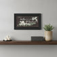Together They Built Black Framed Print Wall Art