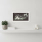 Together They Built Black Framed Print Wall Art