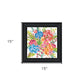 Spring Floral Black Framed Print Wall Art
