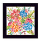Spring Floral Black Framed Print Wall Art