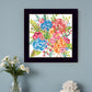 Spring Floral Black Framed Print Wall Art