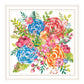Spring Floral Black Framed Print Wall Art