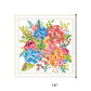 Spring Floral Black Framed Print Wall Art