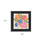 Spring Floral Black Framed Print Wall Art