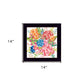 Spring Floral Black Framed Print Wall Art