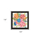 Spring Floral Black Framed Print Wall Art