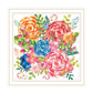 Spring Floral Black Framed Print Wall Art